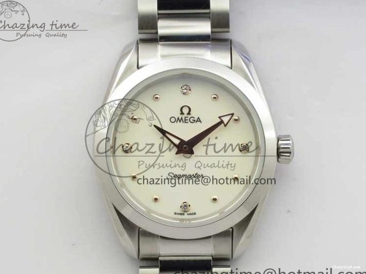 0302 Aqua Terra Seamaster ZF 1:1 Best Edition White Dial on SS Bracelet Gen Lightweight 7903